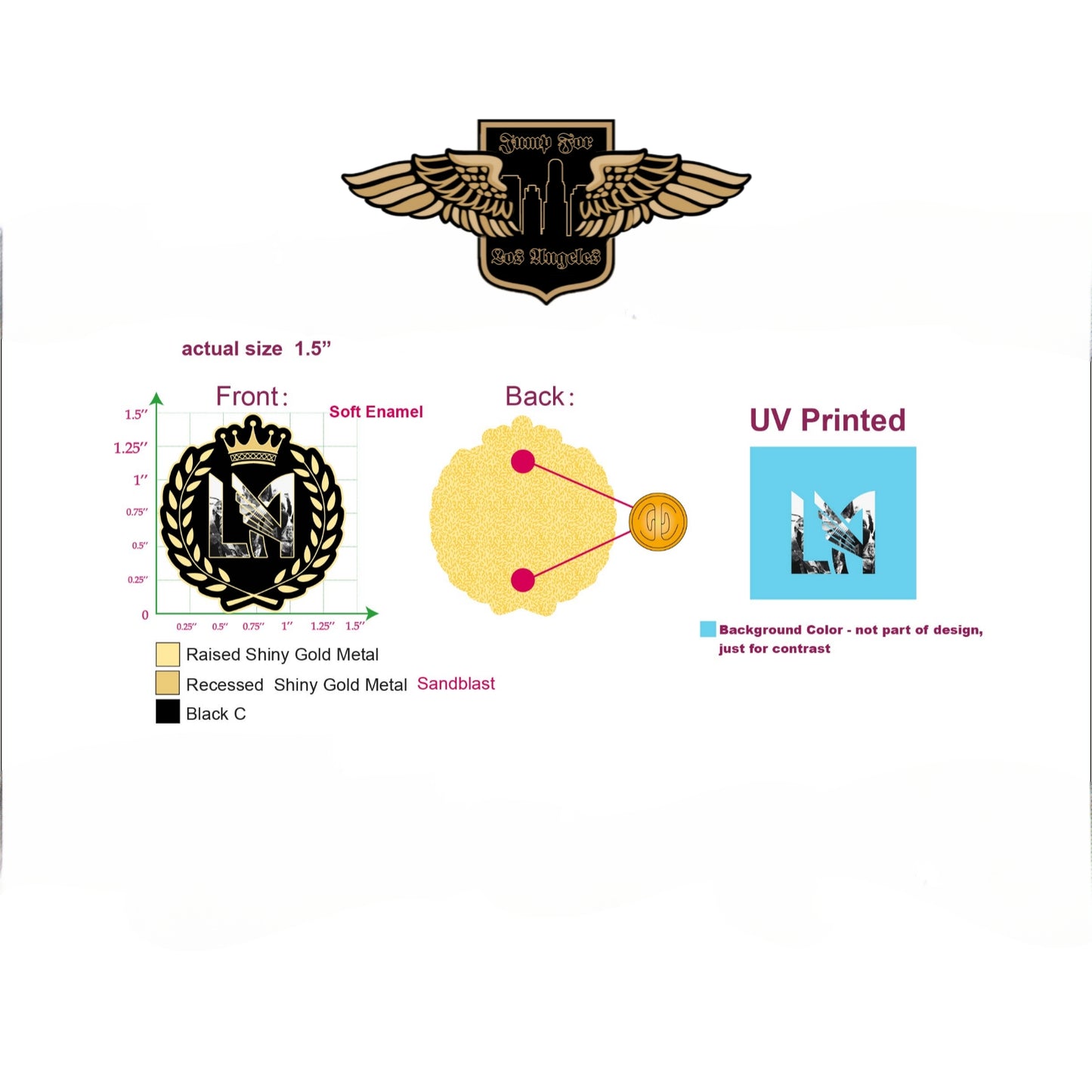Vela Tribute Pin