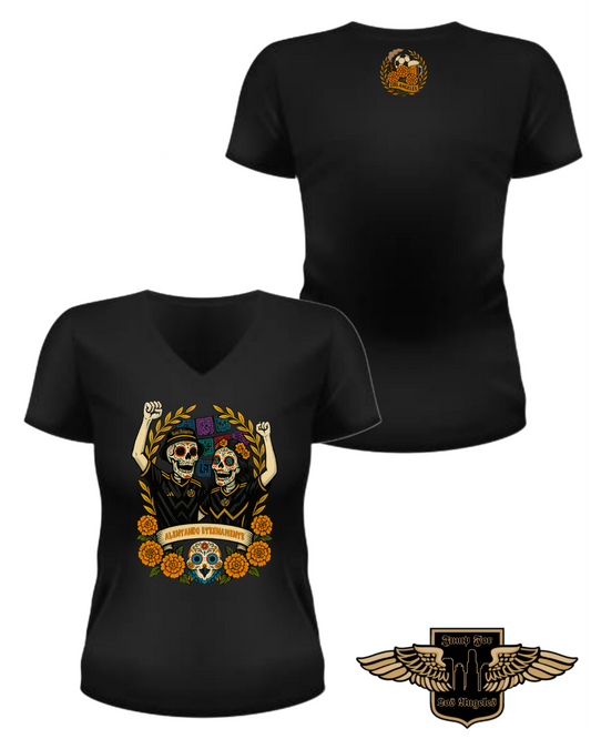 Día De Los Muertos 25 V-Neck Tee