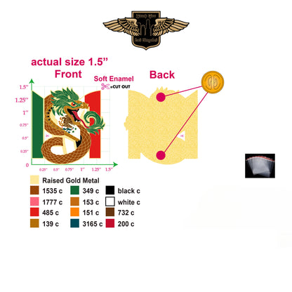 LA Quetzalcóatl Pin