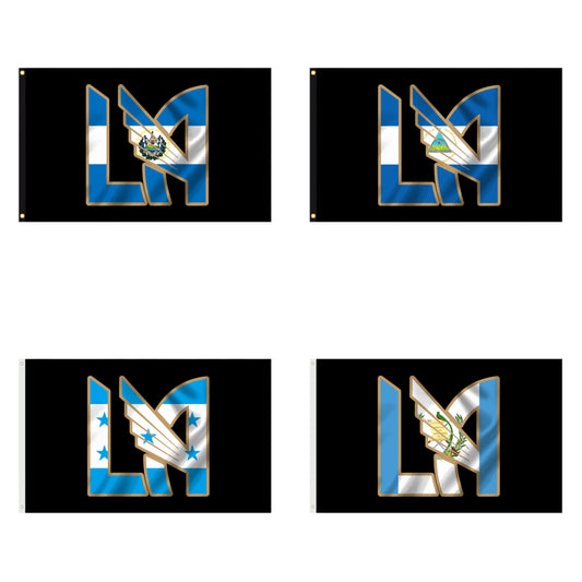 LA Central America Flags