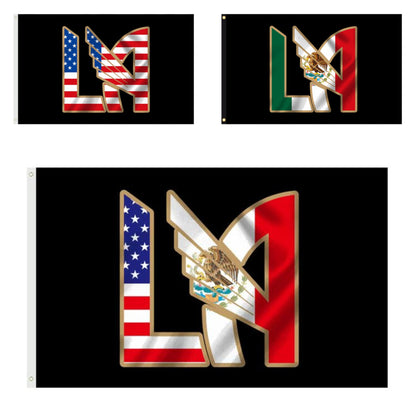 LA North America Flags