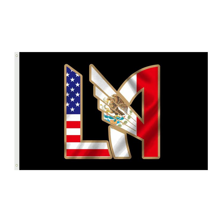 LA North America Flags