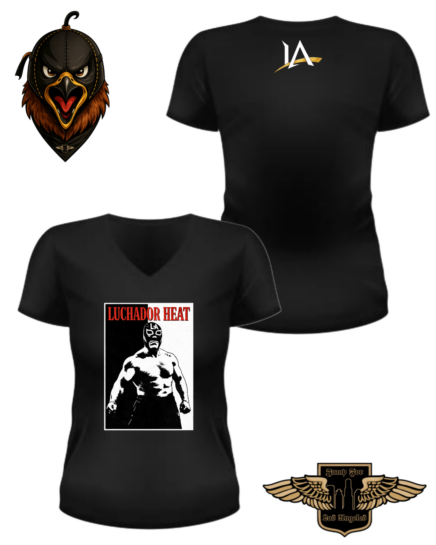 2nd Annual Lucha V-Neck Tee