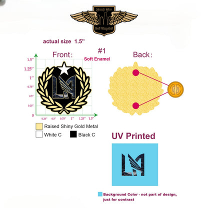 LA Supporter Crest Pin